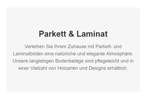 Parkett Laminat für  Baisweil